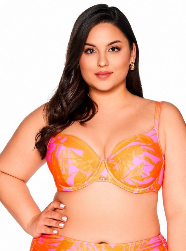 Biustonosz kąpielowy full cup Ava SK 214 Tangerine Maxi