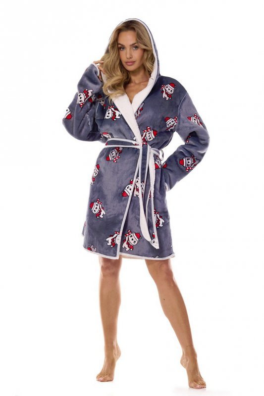 Szlafrok L&L 2417 Sara S-XL damski