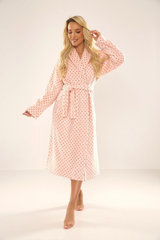 Szlafrok De Lafense 548 Melanie 3XL-4XL długi damski