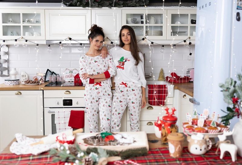 Piżama Sensis Samantha dł/r Christmas S-XL