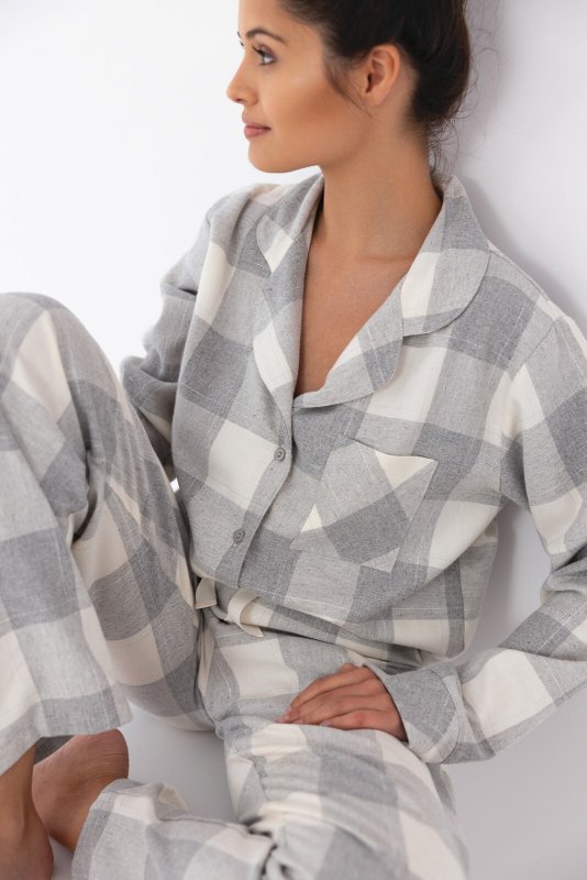 Piżama Sensis Evie dł/r S-XL rozpinana