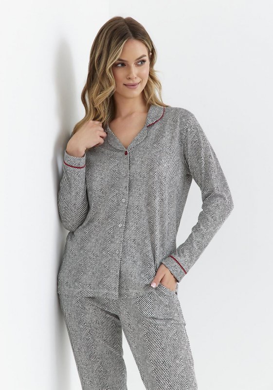 Piżama Cana 410 dł/r S-XL rozpinana
