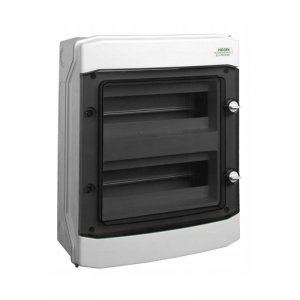 Obudowa instalacyjna natynkowa, plastikowa, natynk., IP65, 2 rzędy, 12 modułów, 1500V DC