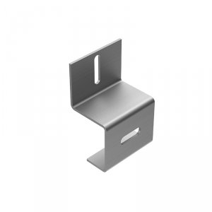 Uchwyt górny do konstrukcji wolnostojącej pionowej dedykowanej do modułów typu bifacial