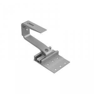 Uchwyt hak aluminiowy pod dachówkę z podwójną regulacją w zestawie ze śrubami torx T40