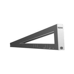 Trójkąt stalowy o przekroju C-profila, kąt nachylenia 10 stopni