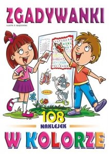 Zgadywanki w kolorze. 108 naklejek 