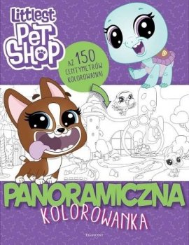 Panoramiczna kolorowanka. Littlest Pet Shop