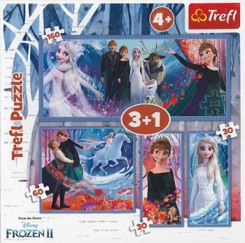 Frozen II. Puzzle 3 + 1