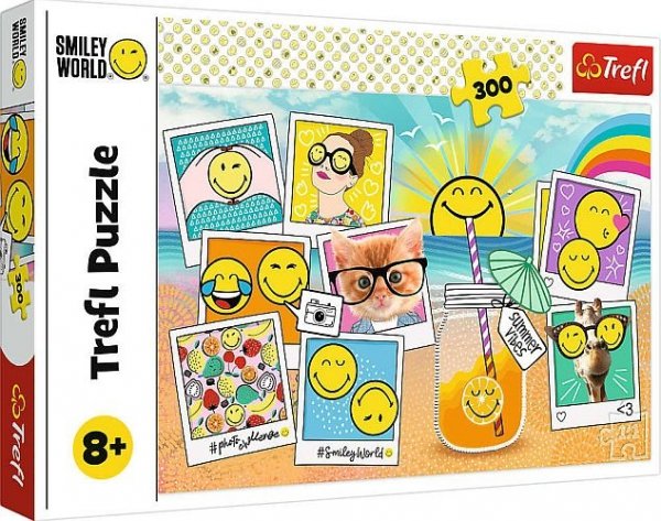 Smiley na wakacjach. Puzzle 300 elementów