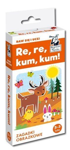 Kapitan Nauka. Re, re, kum, kum. Zagadki obrazkowe 2-3 lata, Magdalena Trepczyńska