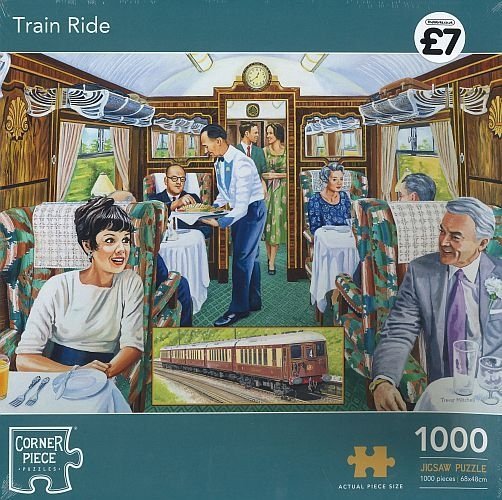 Train Ride. Puzzle 1000 elementów