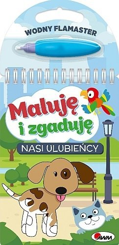 Maluję i zgaduję. Nasi ulubieńcy + wodny flamaster, AWM