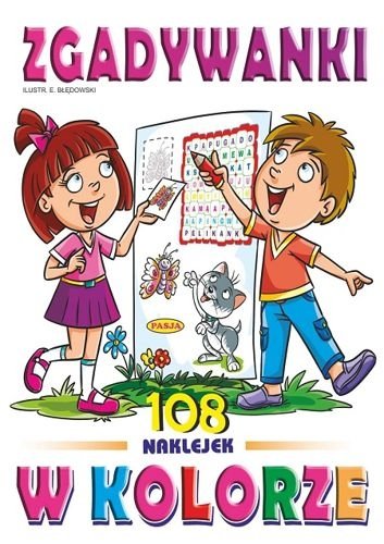 Zgadywanki w kolorze. 108 naklejek, Ernest Błędowski