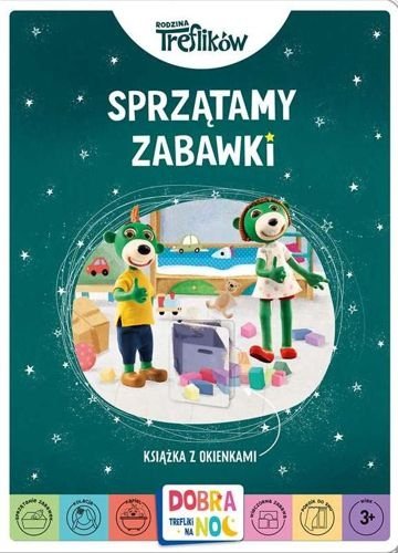 Rodzina treflików. Sprzątamy zabawki. Książka z okienkami, Martyna Jelonek