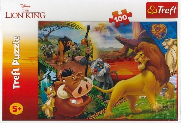 Lion King. Puzzle 100 elementów