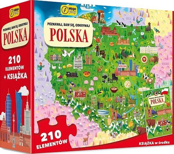 Poznawaj, baw się, odkrywaj. Polska. Puzzle + książka, Irena Trevisan