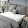 Prześcieradło jersey z gumką 180x200 cm z bawełny kolor kremowy 125 g/m2 Design 91 