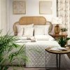 Narzuta dekoracyjna 170x210 Luna 2 biała złota liście welurowa Limited Collection Eurofirany