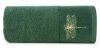Ręcznik LORI WAŻKA - 50x90 zielony ze złotym zdobieniem - PREMIUM 