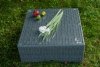 STOLIK OGRODOWY 70x70x30CM SZARY