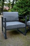 Duży fotel aluminiowy na taras MOSTRARE