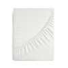 Prześcieradło jersey z gumką 160x200 cm z bawełny kolor kremowy 125 g/m2 Design 91