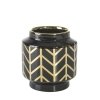 WAZON DEKORACYJNY EMERA1 (03) FI 12 X 13 CM CZARNY