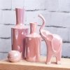 WAZON DEKORACYJNY SIMONA1 (02) FI 13 X 36 CM RÓŻOWY