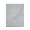 Prześcieradło jersey z gumką 180x200 cm z bawełny kolor srebrny 125 g/m2 Design 91 
