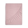 Prześcieradło jersey z gumką 220x200 cm z bawełny kolor pudrowy róż 125 g/m2 Design 91 