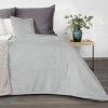 Koc z efektem 3D z wytłaczanym wzorem jodełki D91 Cindy3 150x200 cm Srebrny