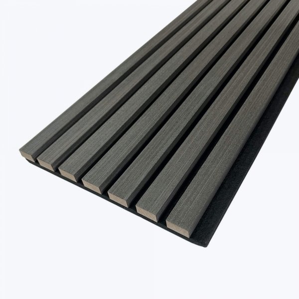 Lamele ścienne Veneer 28,5cm x 270cm - Grafit - Lamelio