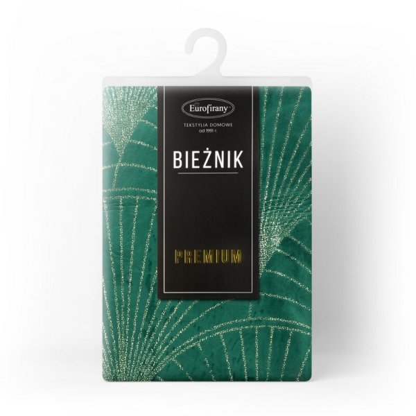 OBRUS BLINK 14 35 X 220 CM CIEMNOZIELONY
