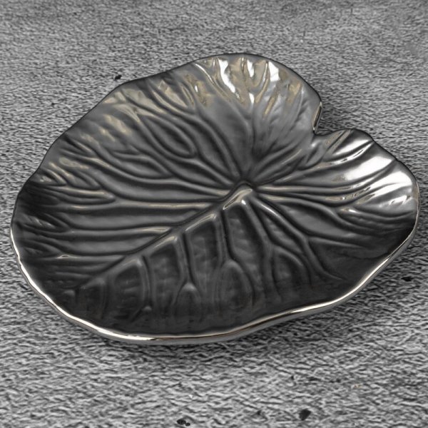 PATERA DEKORACYJNA KALINA (03) 16 X 16 X 2 CM SREBRNY