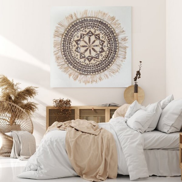 OBRAZ 501A 60 X 60 CM BEŻOWY