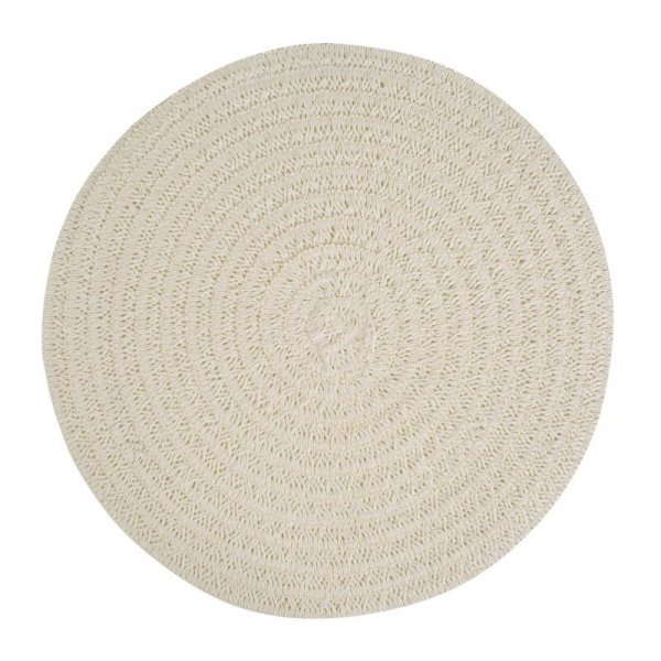 PODKŁADKA BOHO 9 FI 38 CM KREMOWY
