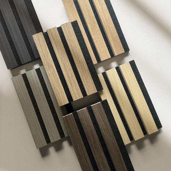 Lamele ścienne Veneer 28,5cm x 270cm  - Jasny Dąb - Lamelio