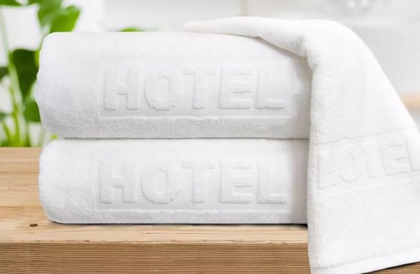  Ręcznik hotelowy PREMIUM 50x90cm BADEN - Gładki z napisem Hotel