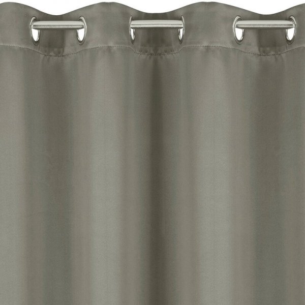 ZASŁONA GOTOWA D91 PARISA 135 X 250 CM CIEMNOBEŻOWY/CAPPUCINO 