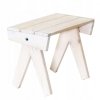 Stolik EcoFurn Granny Sosna Szary Olejowany