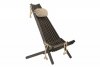 Fotel drewniany EcoFurn EcoChair Sosna Czarny olej