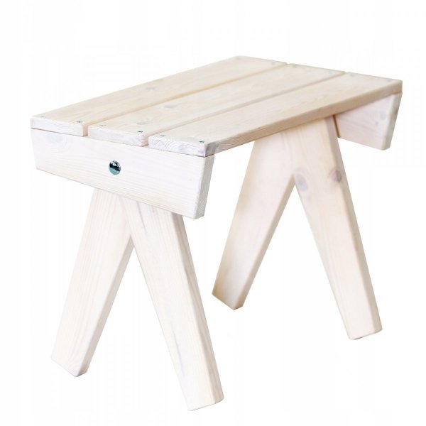 Stolik EcoFurn Granny Sosna Szary Olejowany