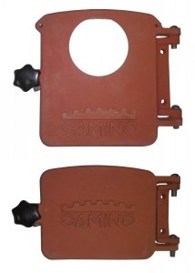 KWD Camino 3 - Komplet drzwiczek przeznaczonych do montażu palnika na pellet.  