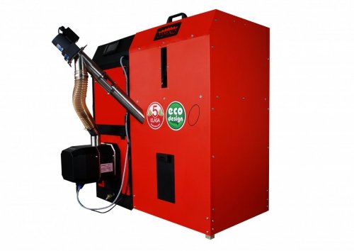 Camino 4 żeliwny kocioł na pellet z podajnikiem o mocy 12 KW ecoTOUCH860 TOUCH T4 EcoDesign