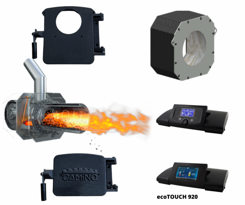 Zestaw rozbudowujący kocioł KWD Camino 3/4 na pellet EcoMax 920 simTOUCH ST4