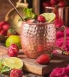 KUBEK stalowy MOSKOW MULE młotkowany kufel do piwa drinków na lody desery