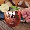 KUBEK stalowy MOSKOW MULE młotkowany kufel do piwa drinków na lody desery