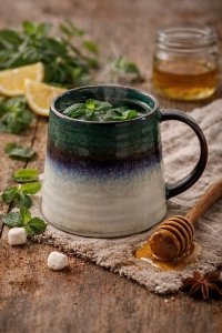 KUBEK CERAMICZNY duży 400ml do kawy herbaty czekolady 