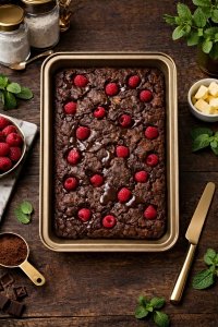 BLACHA forma do pieczenia BROWNIE ciasta PROSTOKĄTNA 30x20 cm ZŁOTA